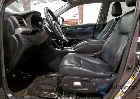 2019 Toyota Highlander Hybrid Limited из США, поврежденный, VIN 5TDDGRFH0KS059855